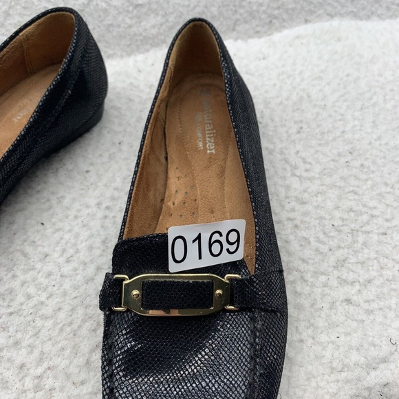 Naturalizer Gallop Loafers Womens 7M Shiny Black N5 Comfort Dressy Classy Office - Picture 8 of 8